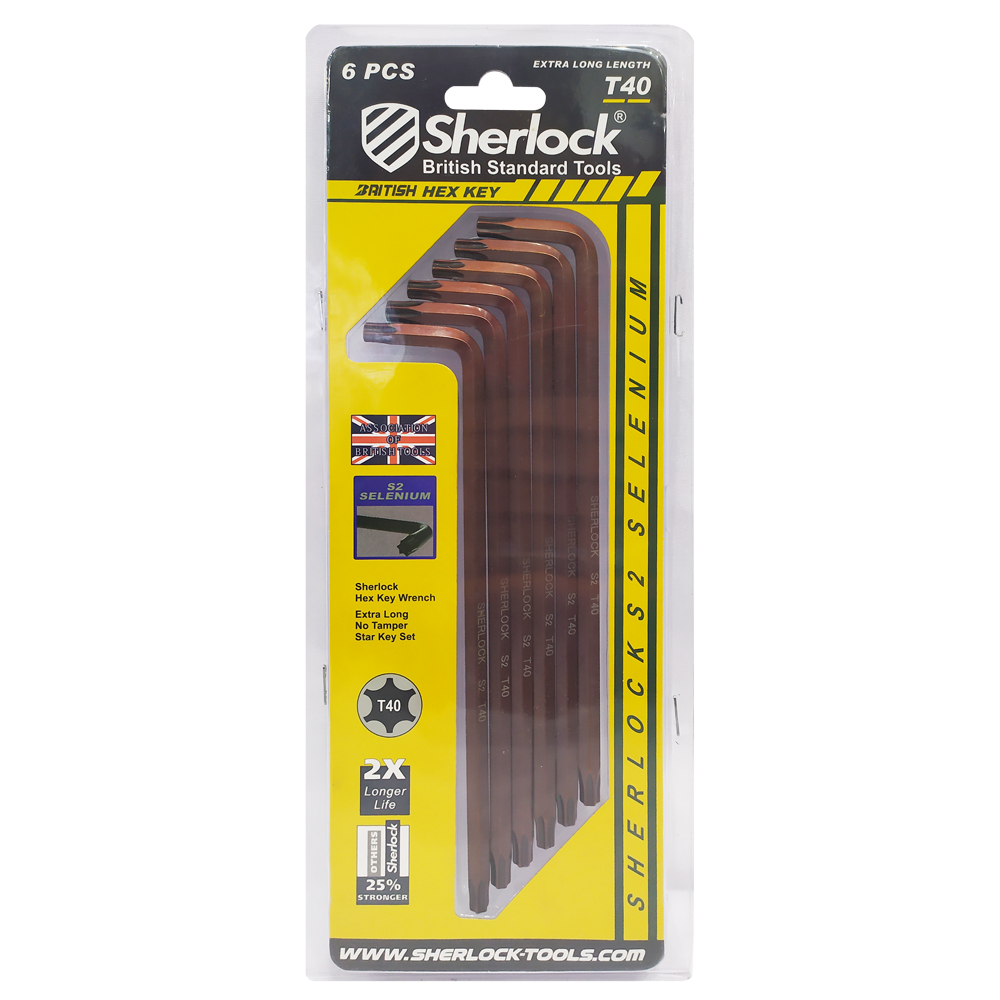 Sherlock HexKey (Bintang)-Selenium T40 (6pcs/pack)