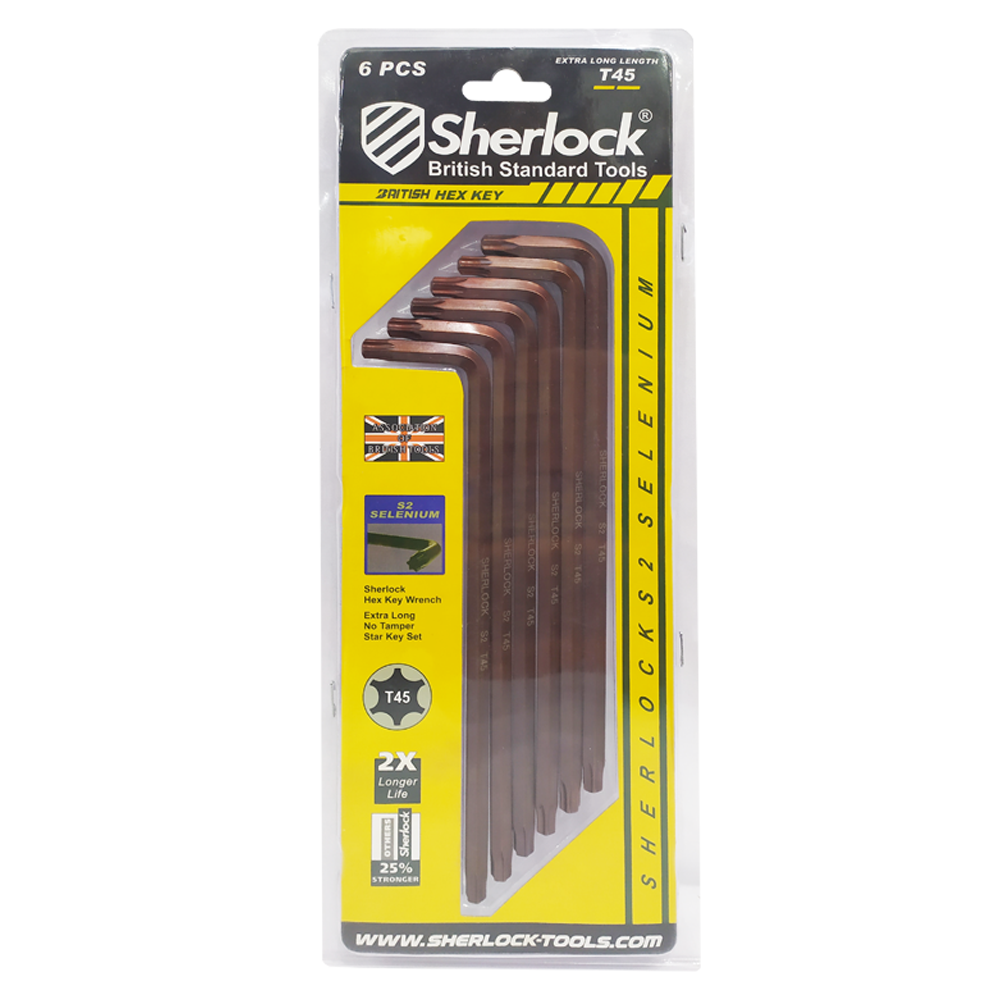 Sherlock HexKey (Bintang)-Selenium T45 (6pcs/pack)