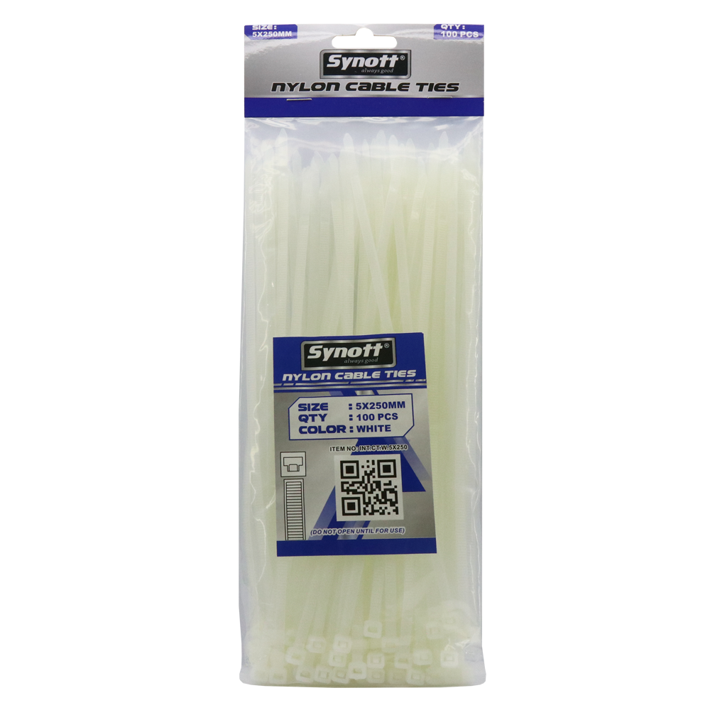 SYNOTT Kabel Tis 5x250mm PUTIH (100pcs/pak)