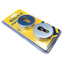 Sherlock Escutcheon Ring Kunci Cover Cylinder Stainless Bulat - Silver