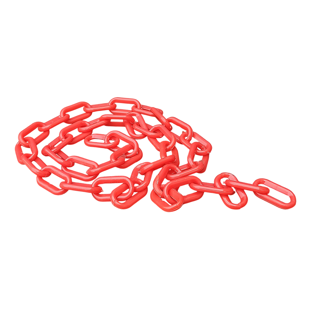 Rantai Plastik 6 mm x 3 meter - Merah