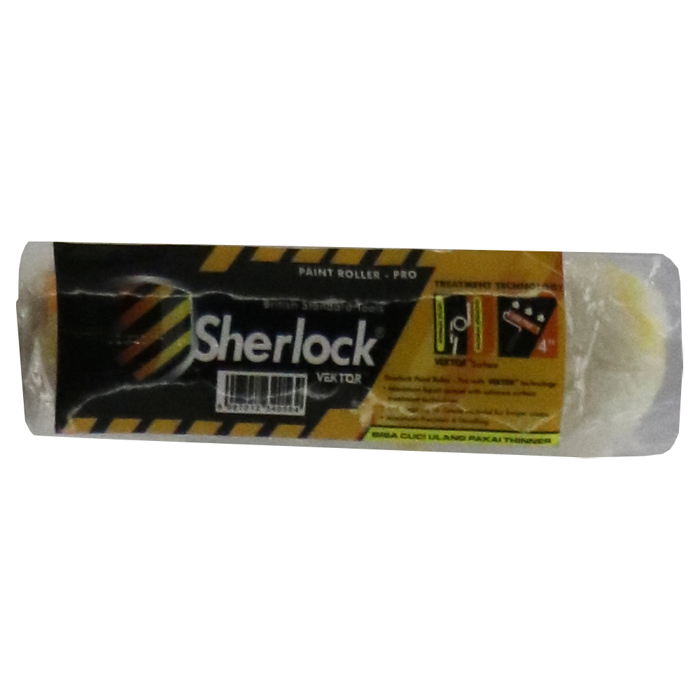 Sherlock Isi Kuas Rol 4" (PCS)-SPM