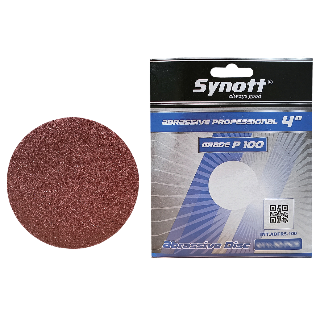SYNOTT Amplas Bulat 4" [P 100] - PCS (min.10lbr/pack)
