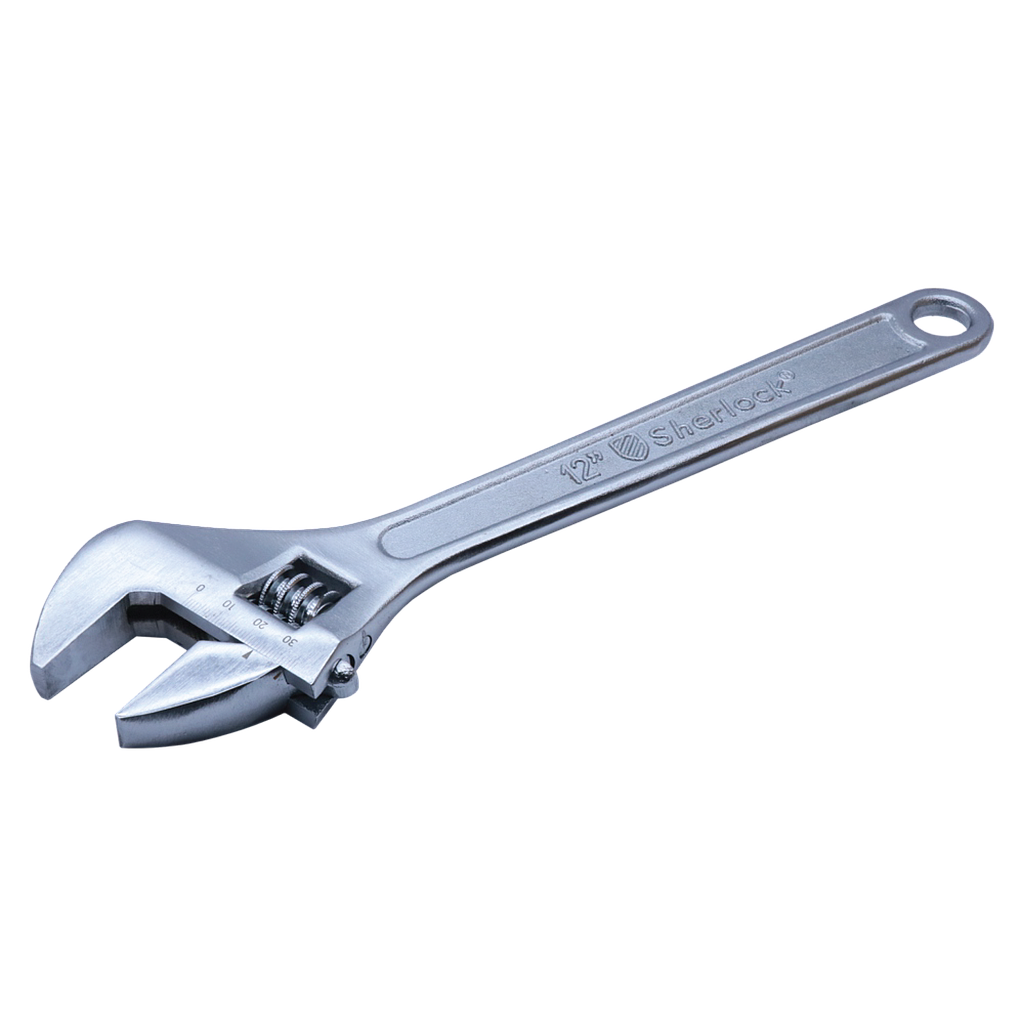 Sherlock Kunci Inggris 12" (CHROME)