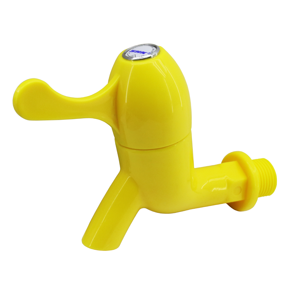 SHK Kran Plastik ENGKOL POLOS - KUNING
